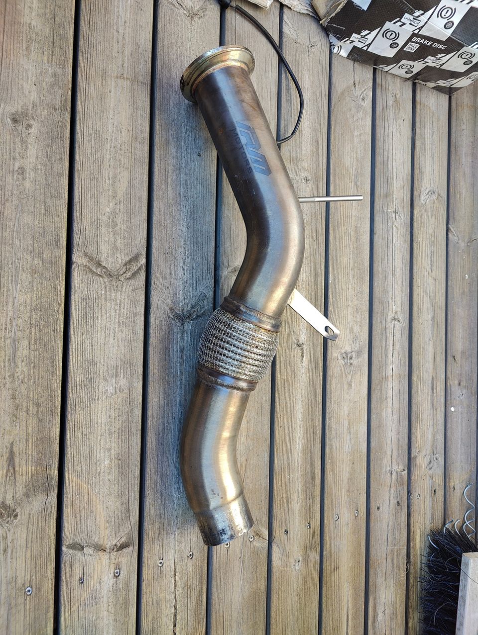 RM motors 3" downpipe bmw N57