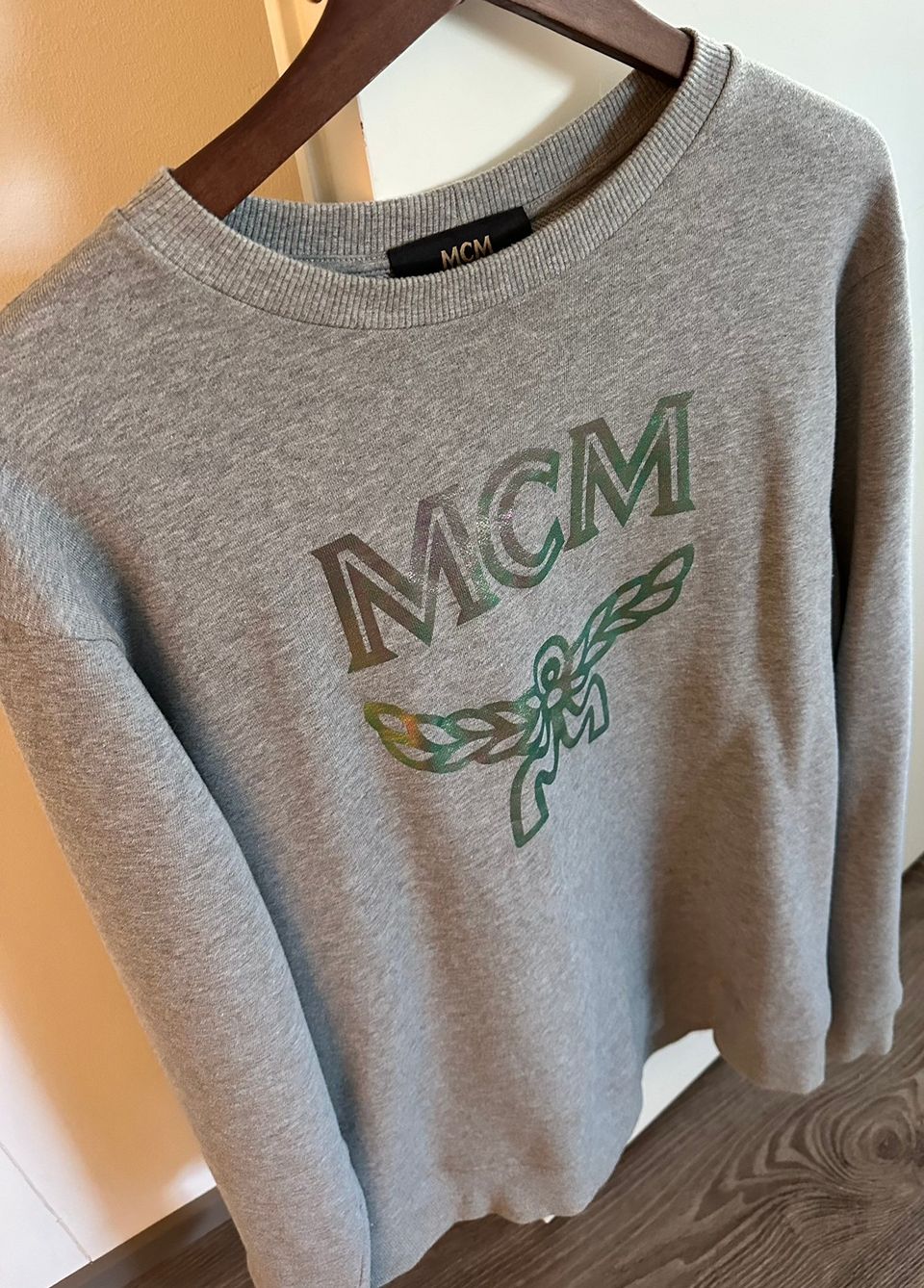 MCM holographic sweatshirt