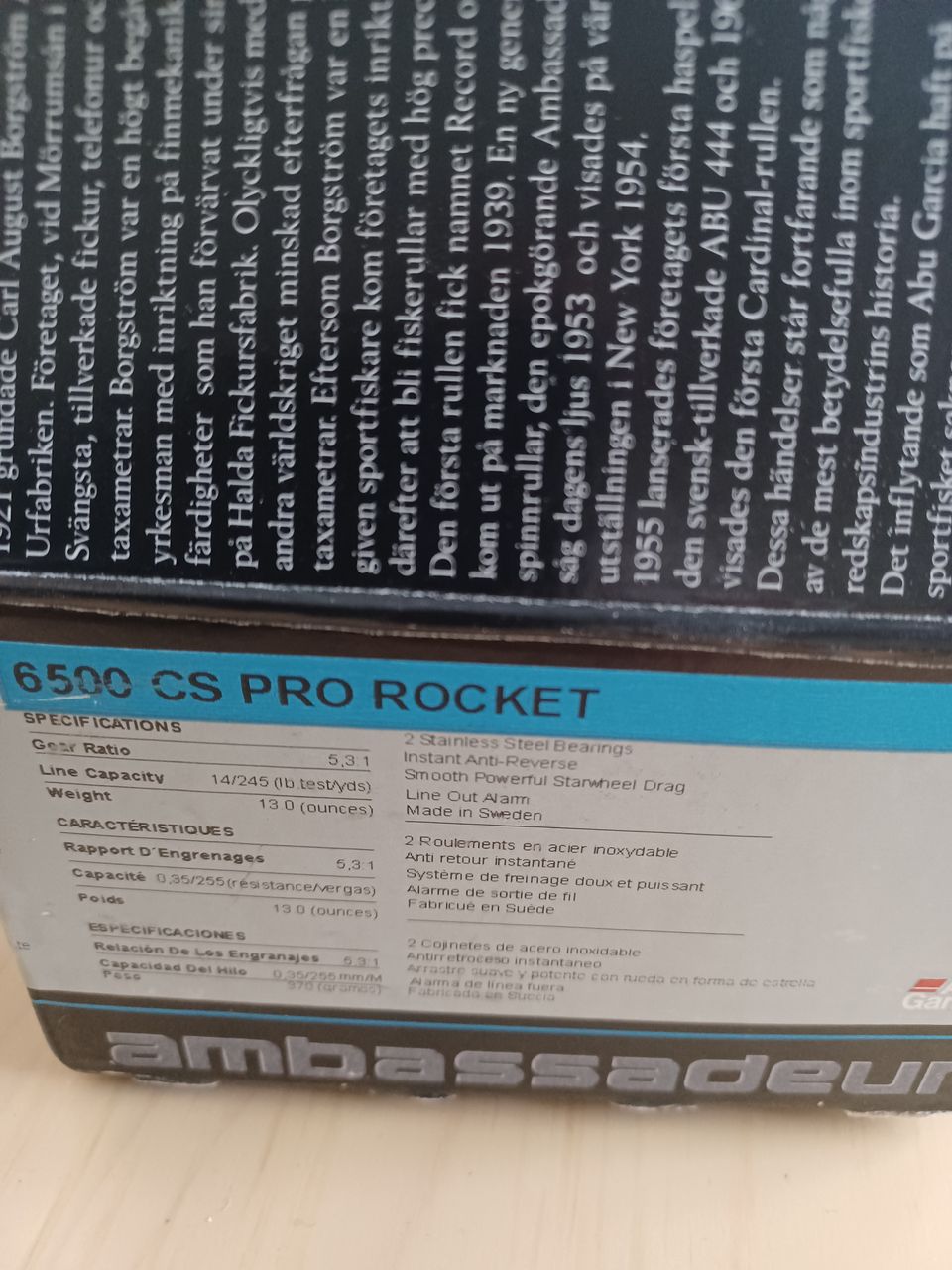 Ampassdeur 6500 Cs PRO ROCKET MUSTA