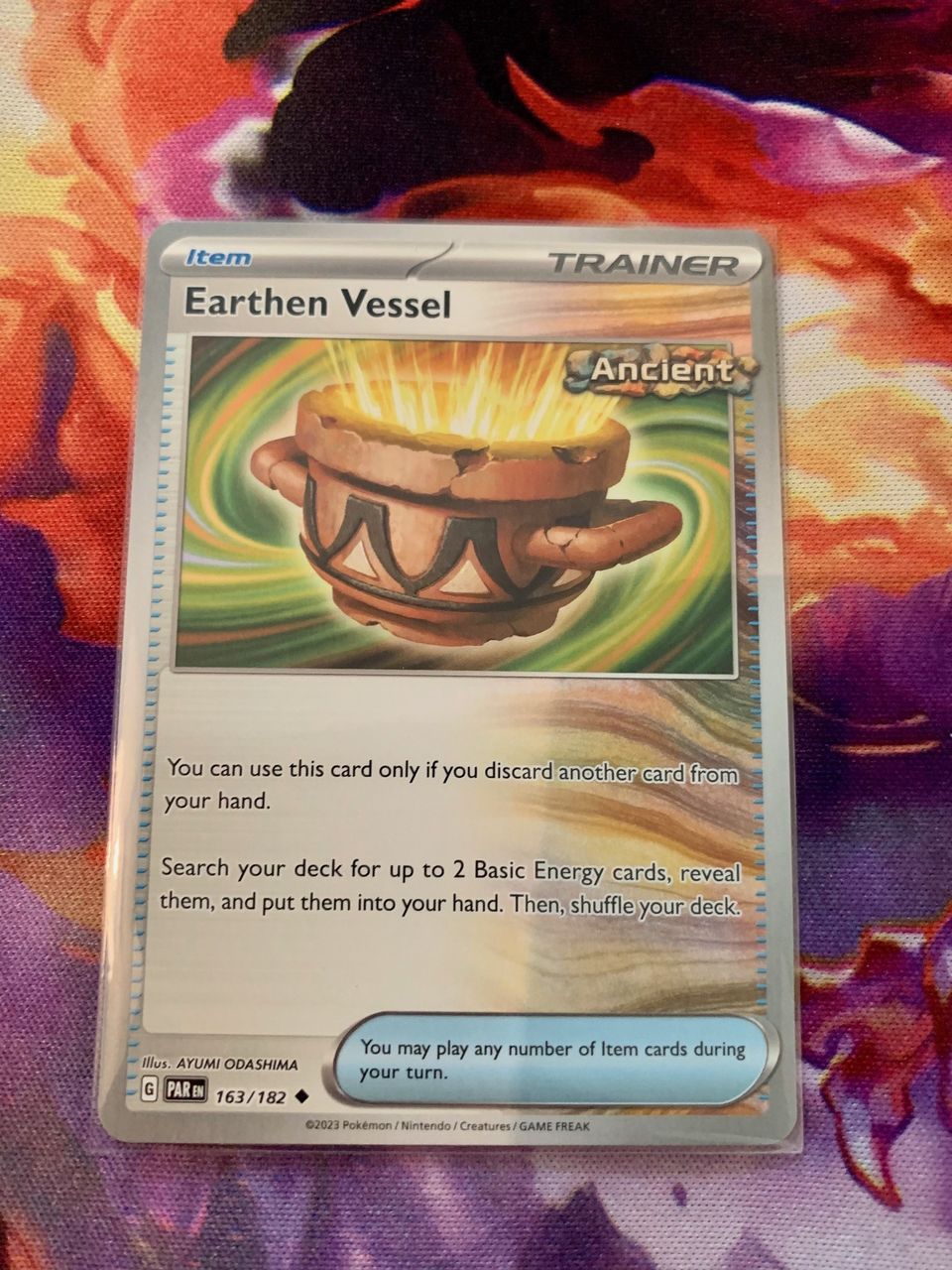 Earthen Vessel 163/182  (Pokemon TCG / Paradox Rift)