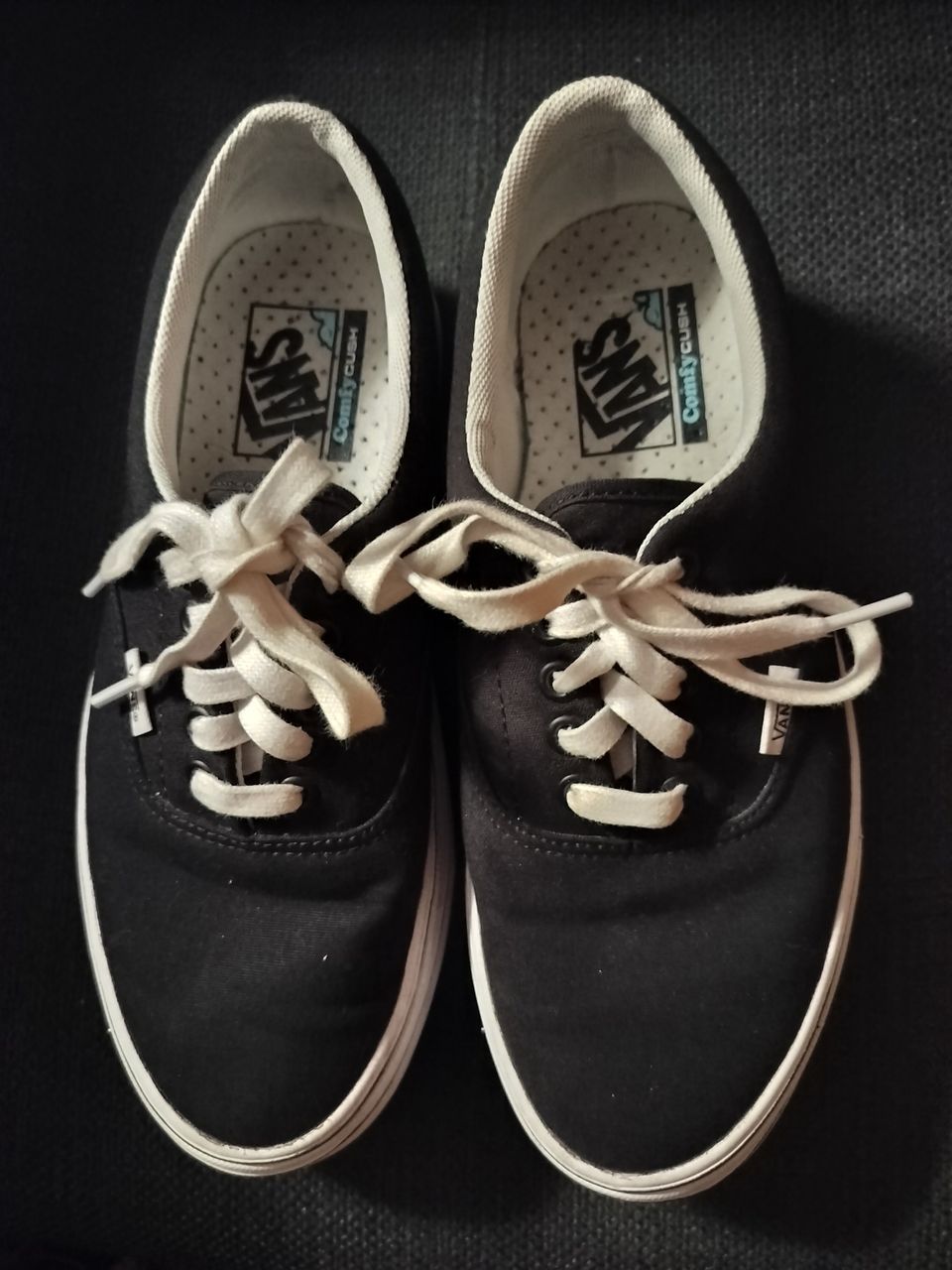 Vans mustat platform tennarit 39