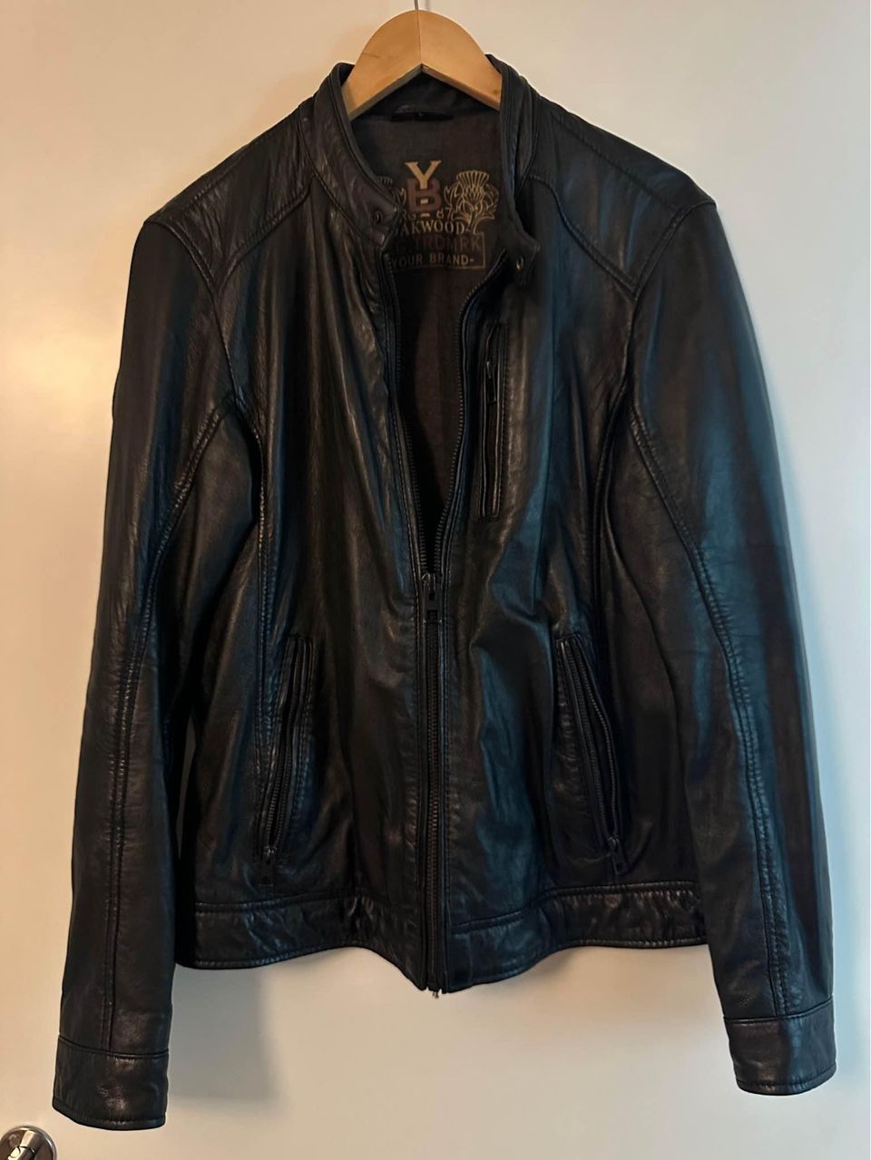 Oakwood Real Leather jacket for Man size L