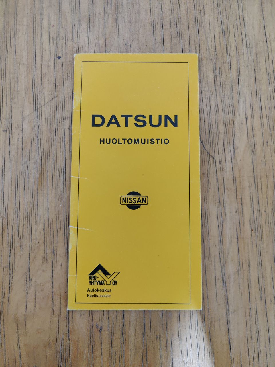 Datsun huoltovihko ILMAN MERKINTÖJÄ