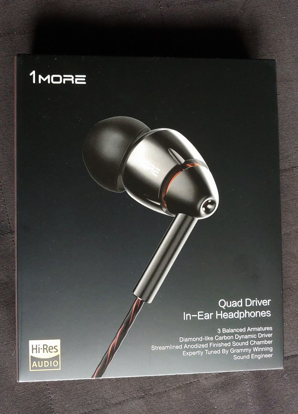 1MORE Quad Driver nappikuulokkeet/IEM, In-Ear..