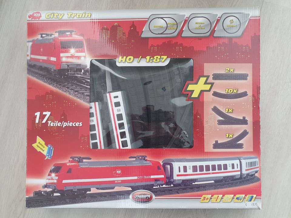 city train dickie toys 17 teile/ pieces