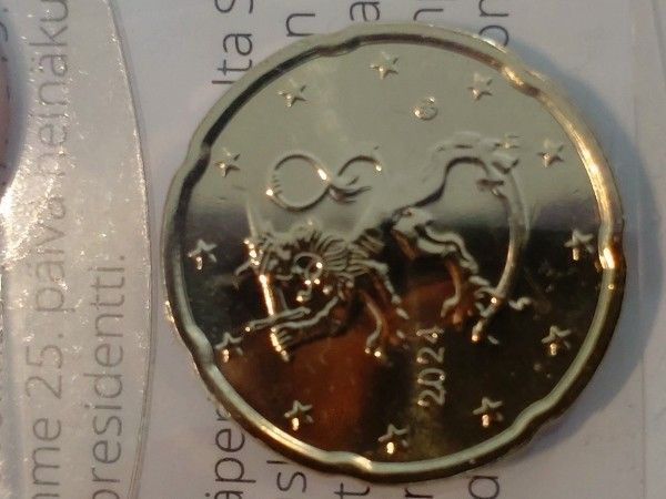 Suomi 2024 20 euro cents BU