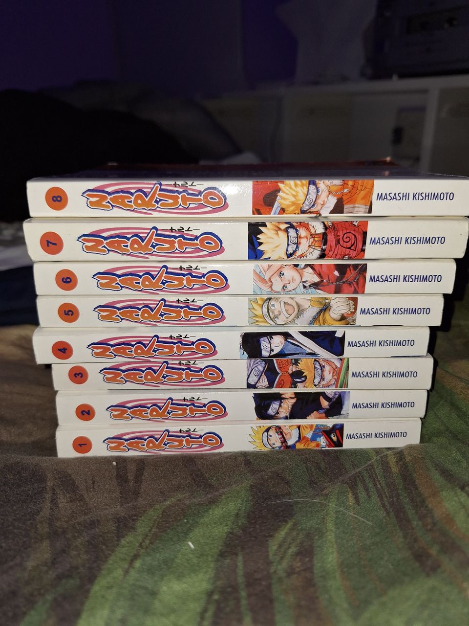 Naruto-manga osat 1-8