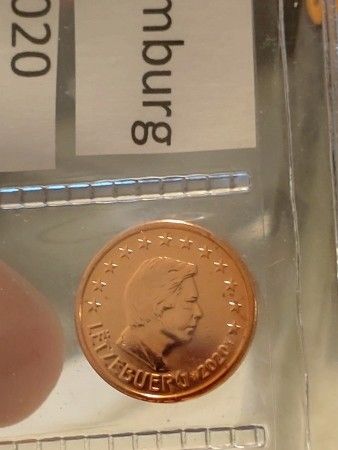 Luxemburg 2020. 1 euro cent UNC