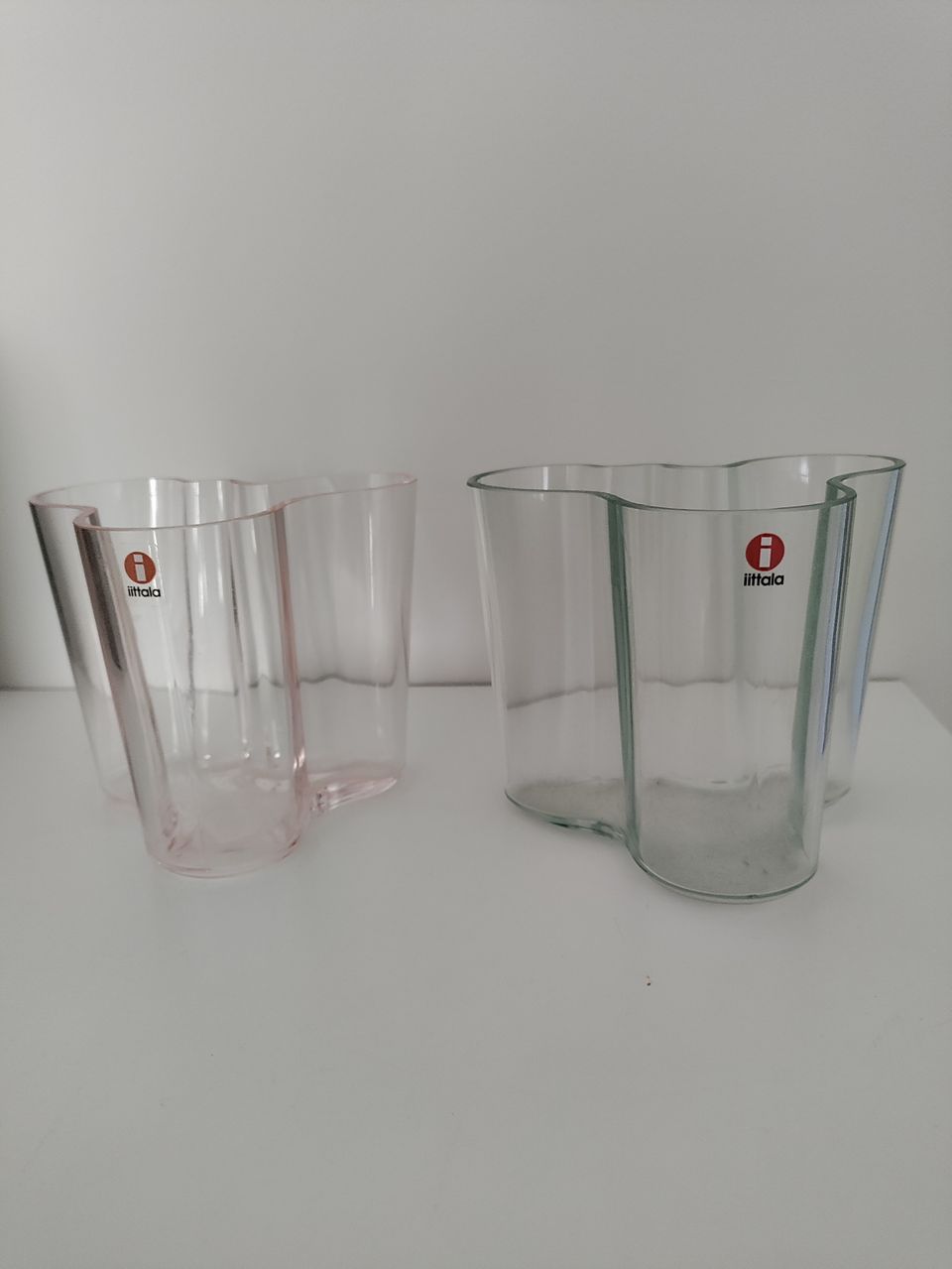 Iittala aalto 95mm lohenpunainen ja kirkas