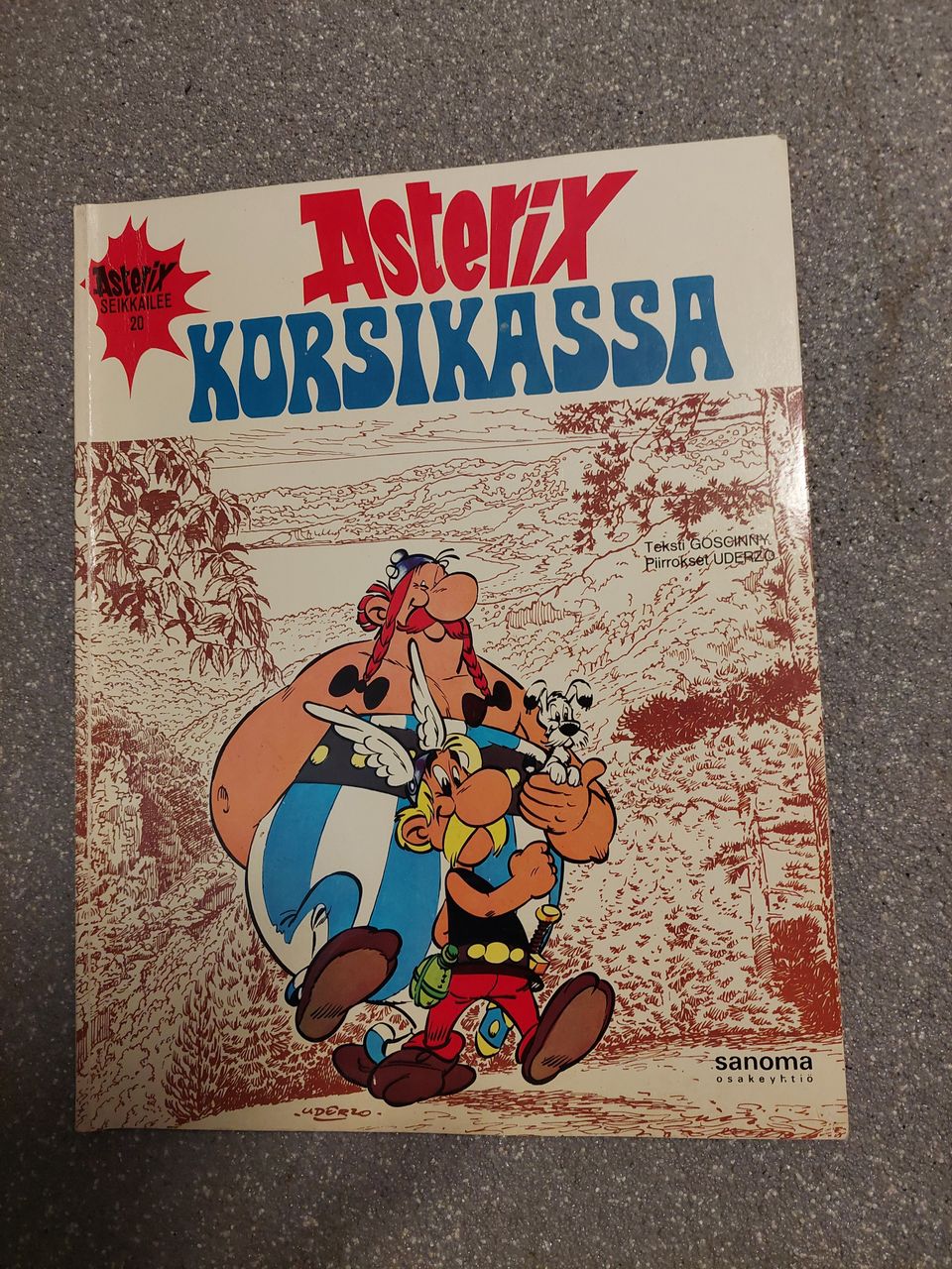 Asterix Korsikassa 1. painos