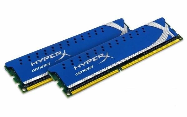 2x Kingston Technology HyperX Genesis 8GB (2x4GB) DDR3-1600MHz (yhteensä 16GB)