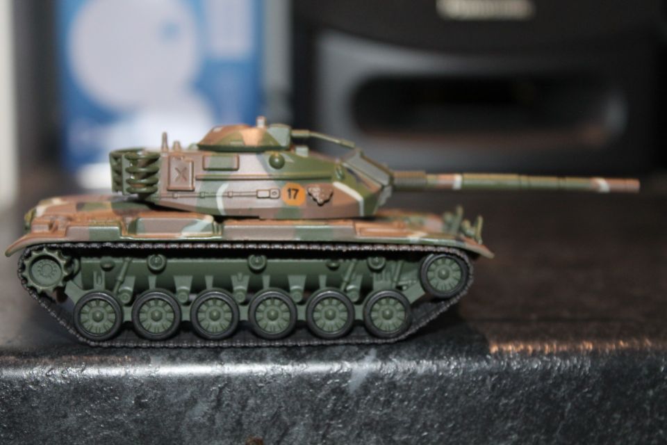 Paketissa 1978 14cm pienoismalli M60 Patton A3 USA armeija panssarivaunu