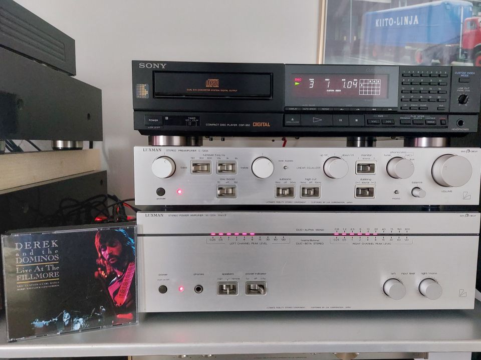 LUXMAN C 120 A+M 120 A etu/pääte vahvistin