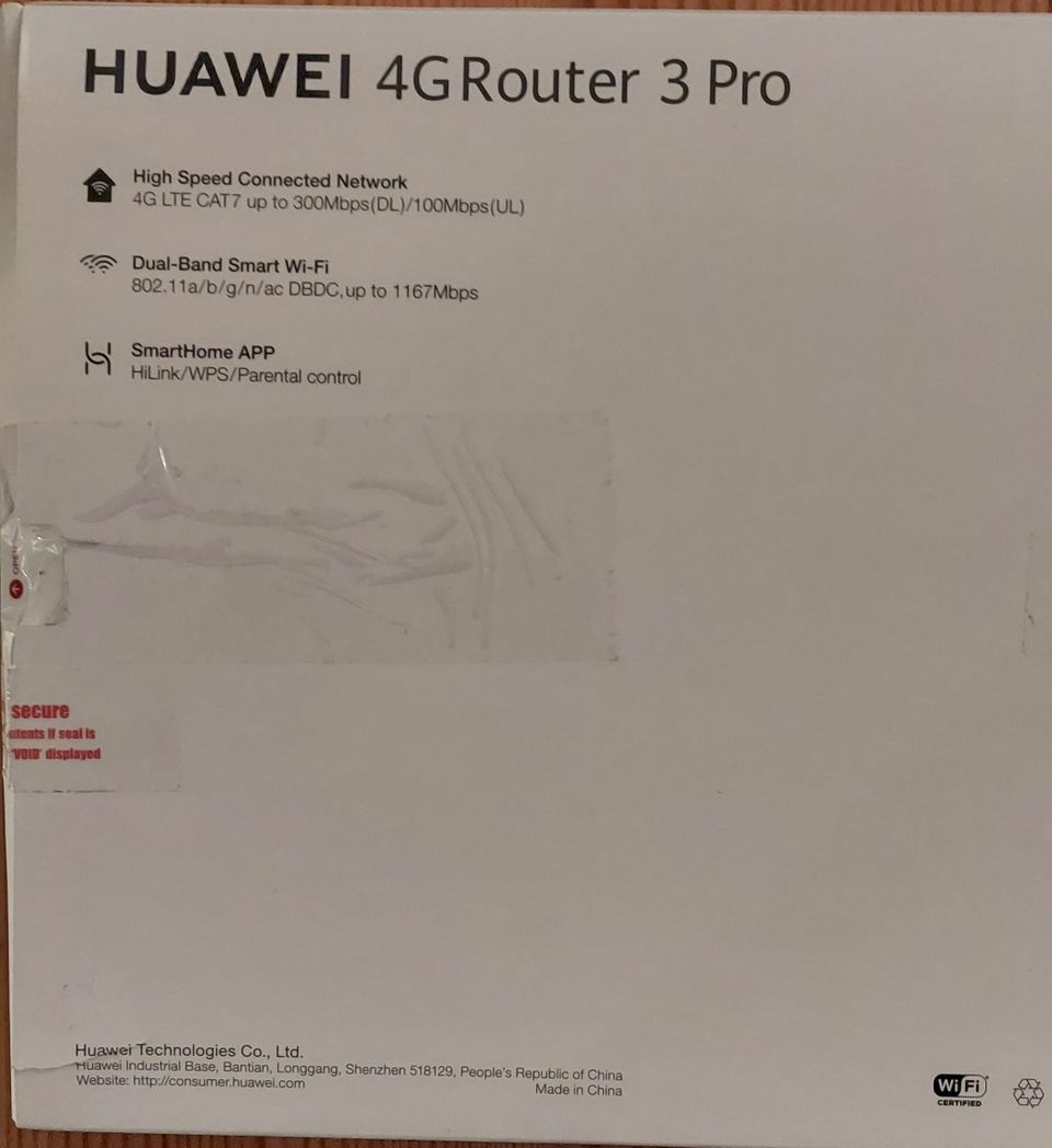 Huawei 4g router 3 pro reititin