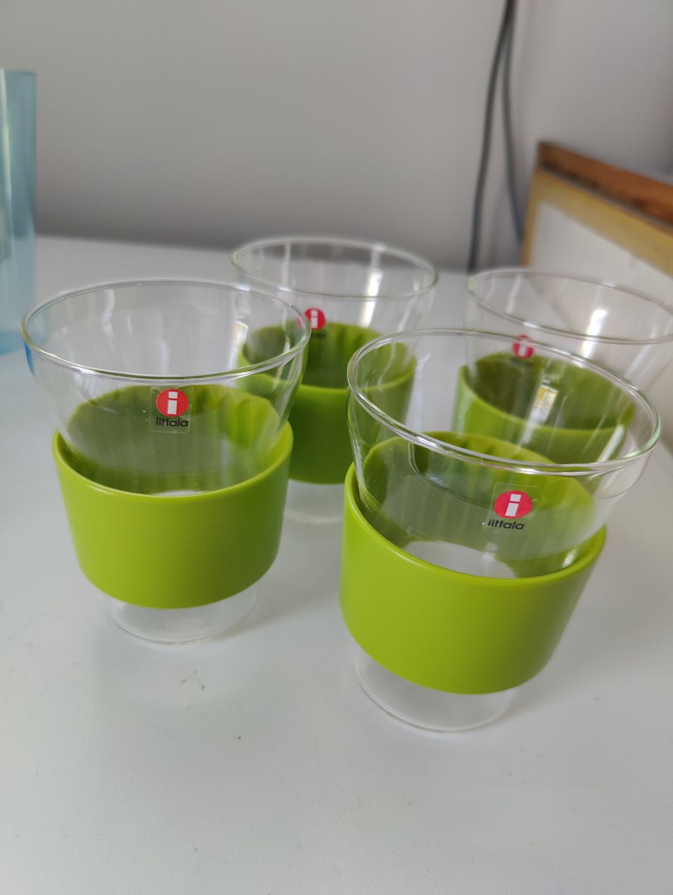 Iittala hotcool -lasit lime vihreä