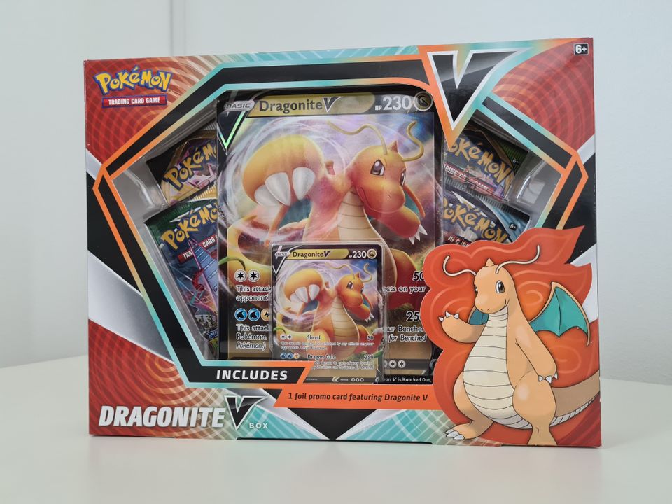 Avaamaton Pokemon Dragonite V Box