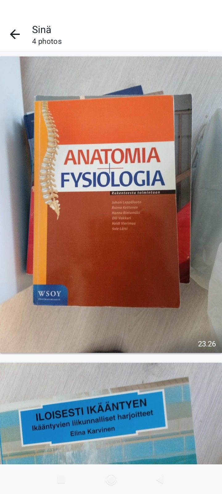 Anatomian ja fysiologian kirja