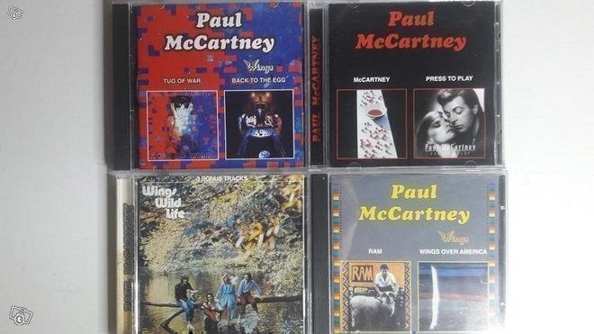 Paul McCartney & Wings CD 2on1.Yksi levy ( 2 albumia ) maksa 12e. Takuu.