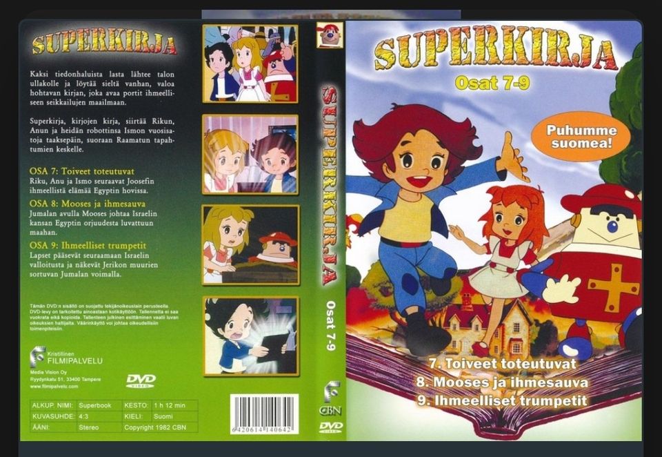 Ostetaan Superkirja DVD:t