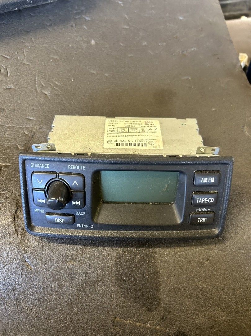 Toyota Yaris radio