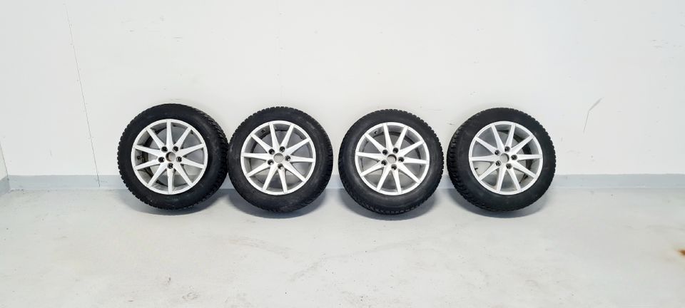 16" 5x112 alumiinivanteet nastarenkailla