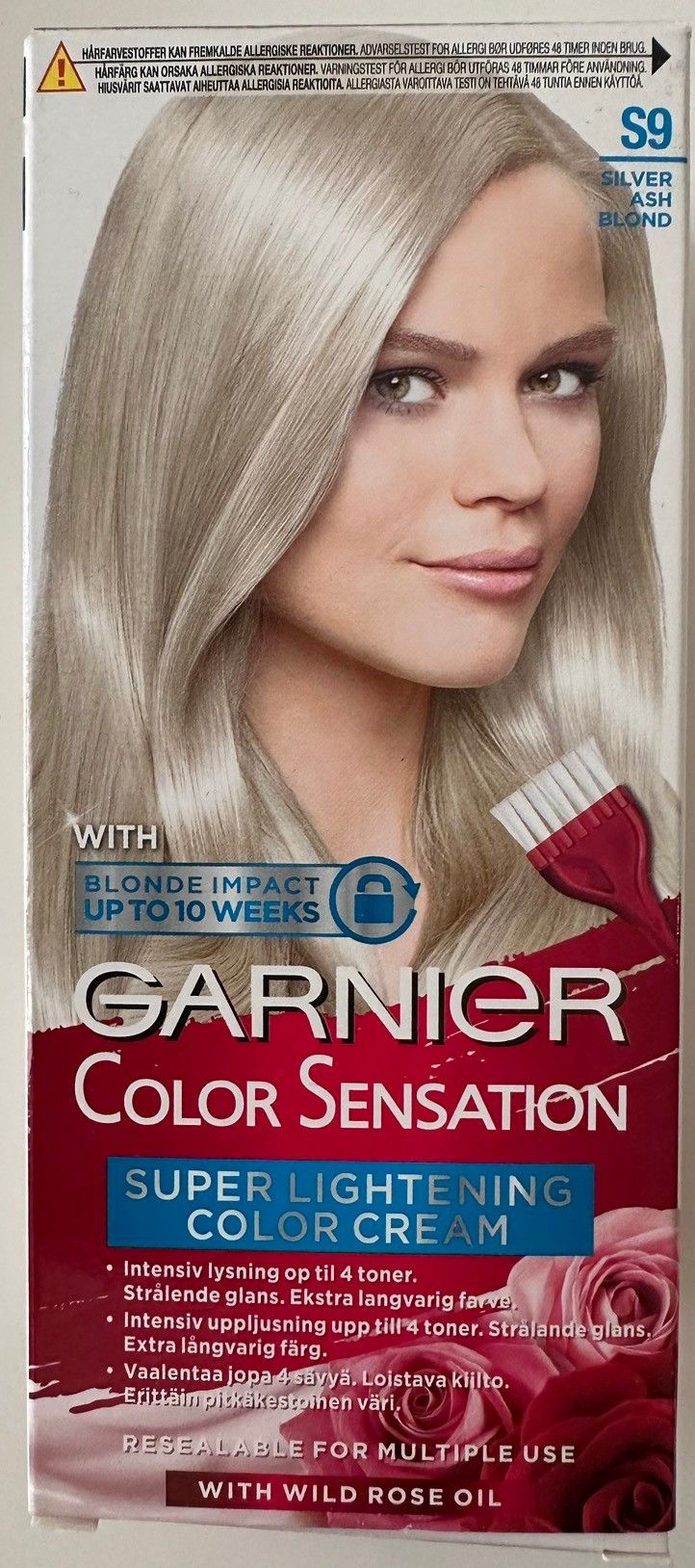 Garnier Color Sensation S9 Silver ash blond hiusväri