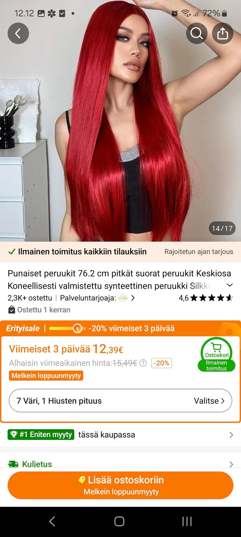 Punainen peruukki