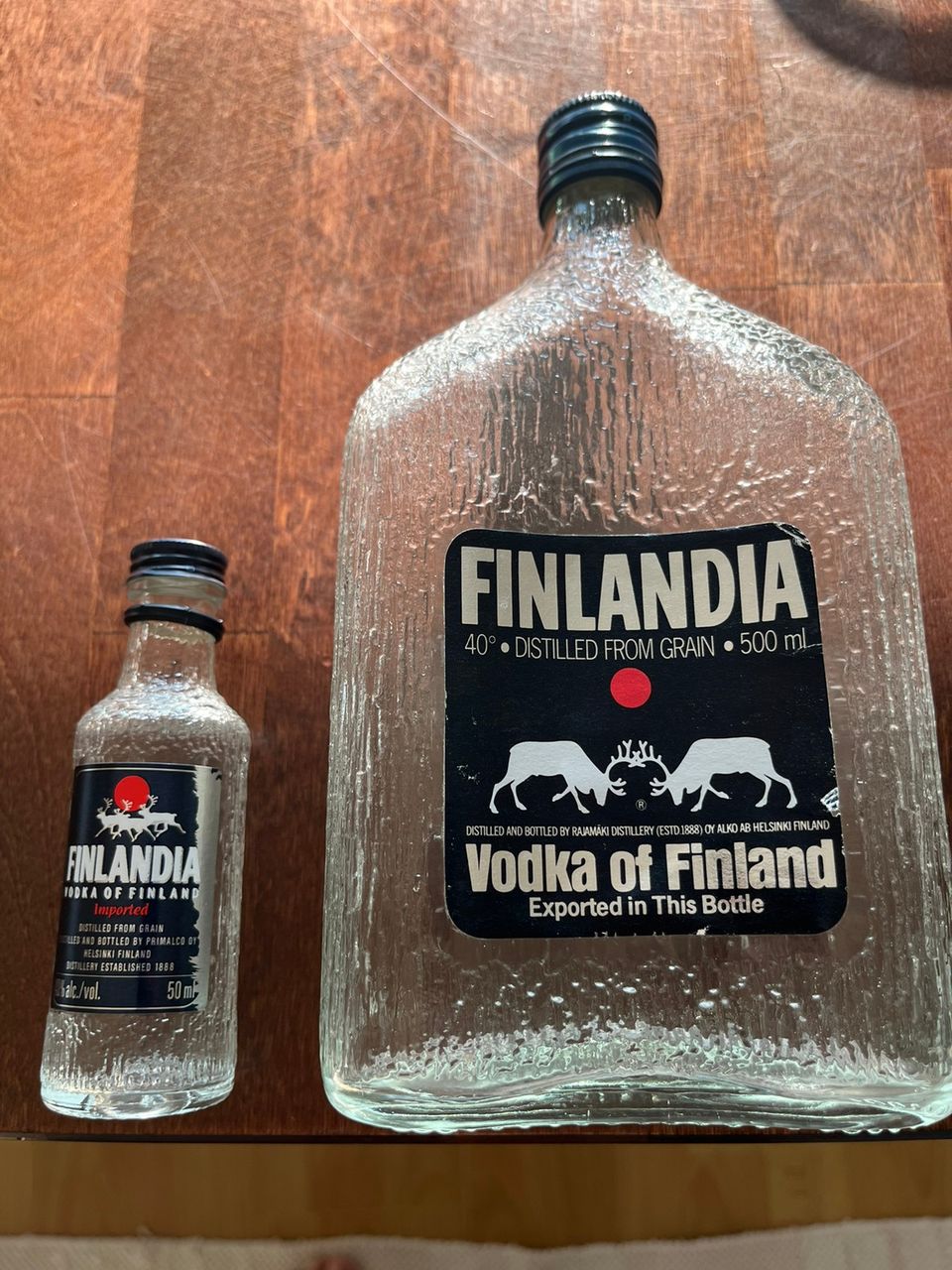 Tapio Wirkkala Finlandia pullo x 2