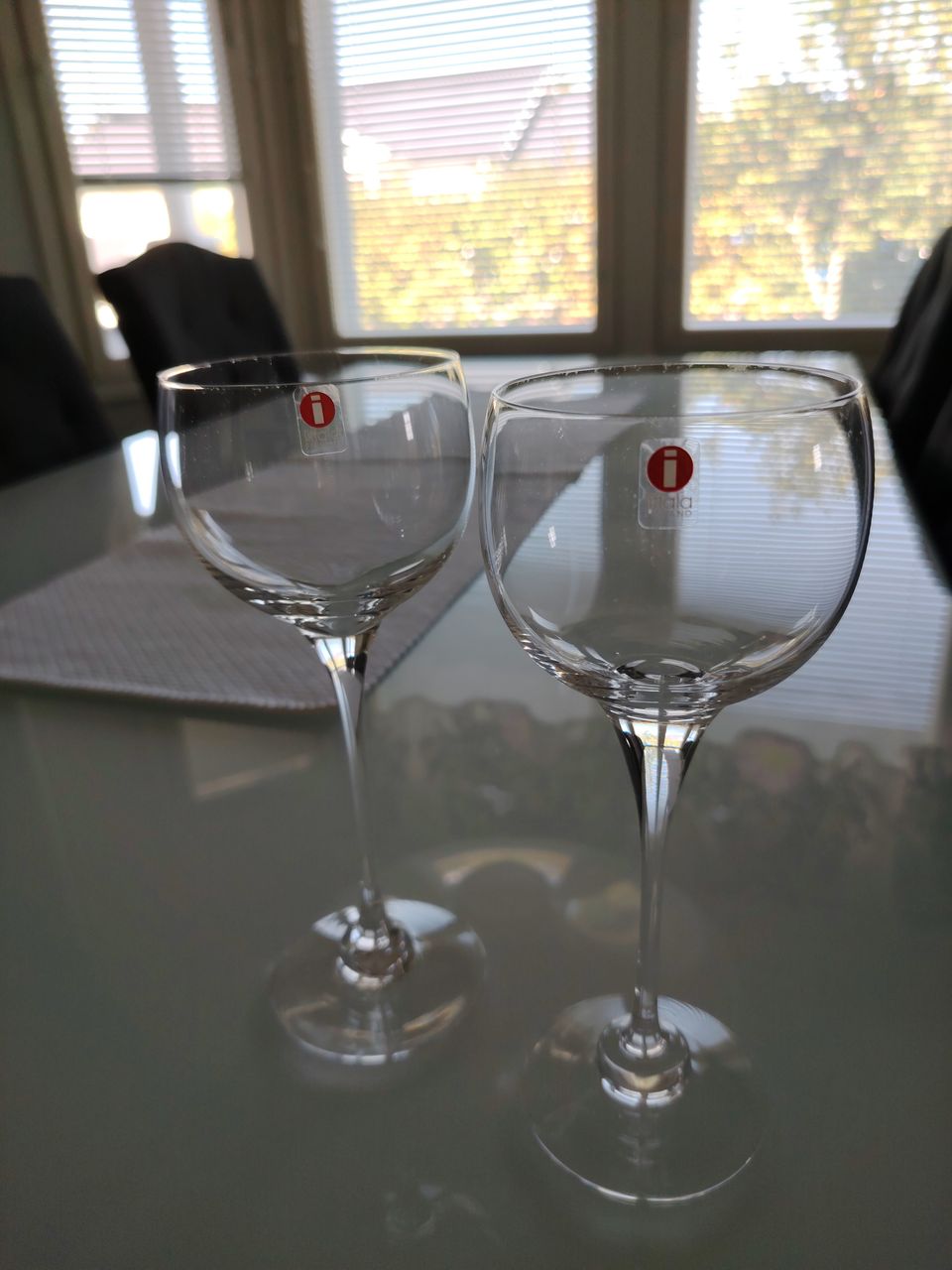 Iittala punaviinilasit