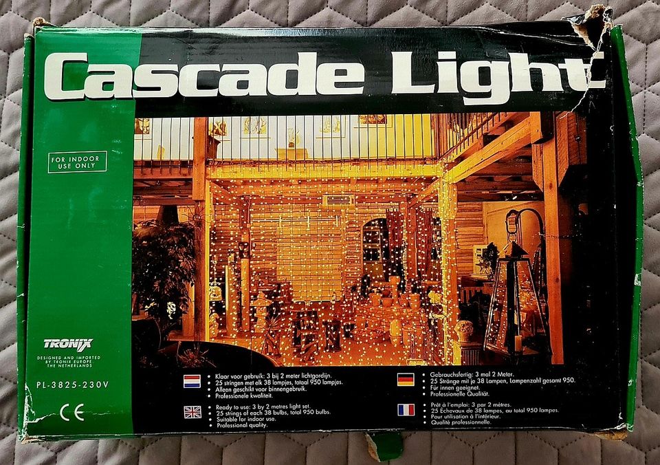 Cascade Light 2x3 m koristevalot 950 lediä