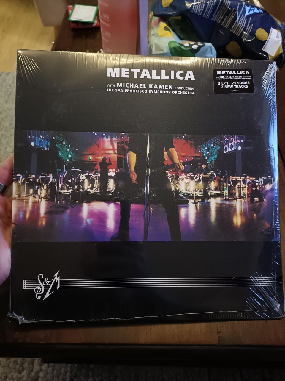 Metallica S&M vinyyli (alkuperäinen 99, muoveissa)