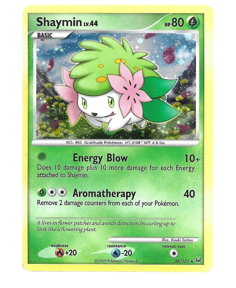 Pokemon Shaymin38/127 2009 Holo.