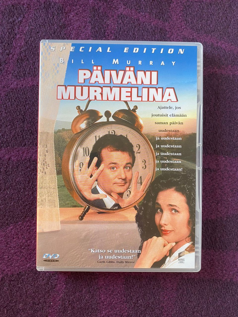 Päiväni murmelina DVD Bill Murray