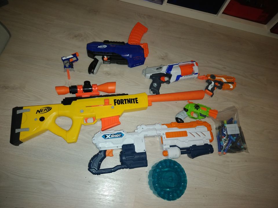 Nerf asepaketti+ammuksia