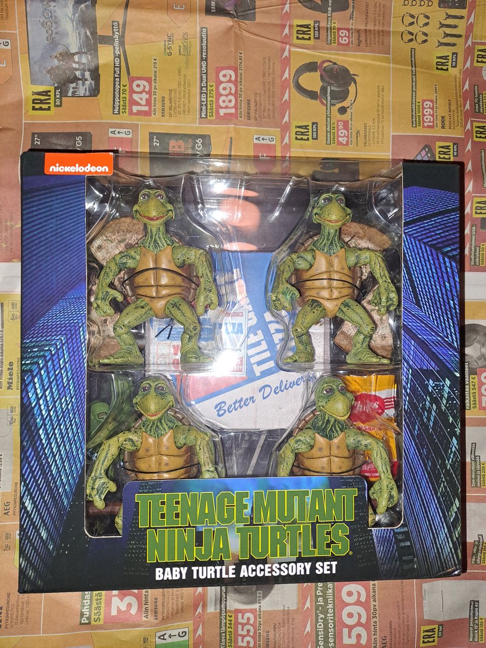 NECA teenage mutant ninja turtles accesory set