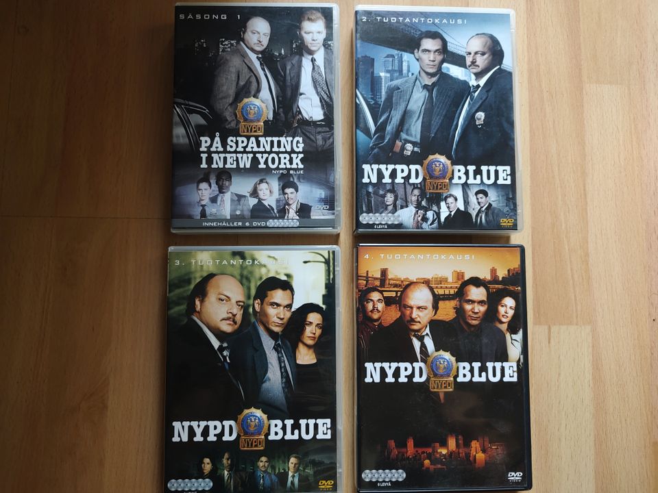 NYPD blue kaudet 1-4 DVD