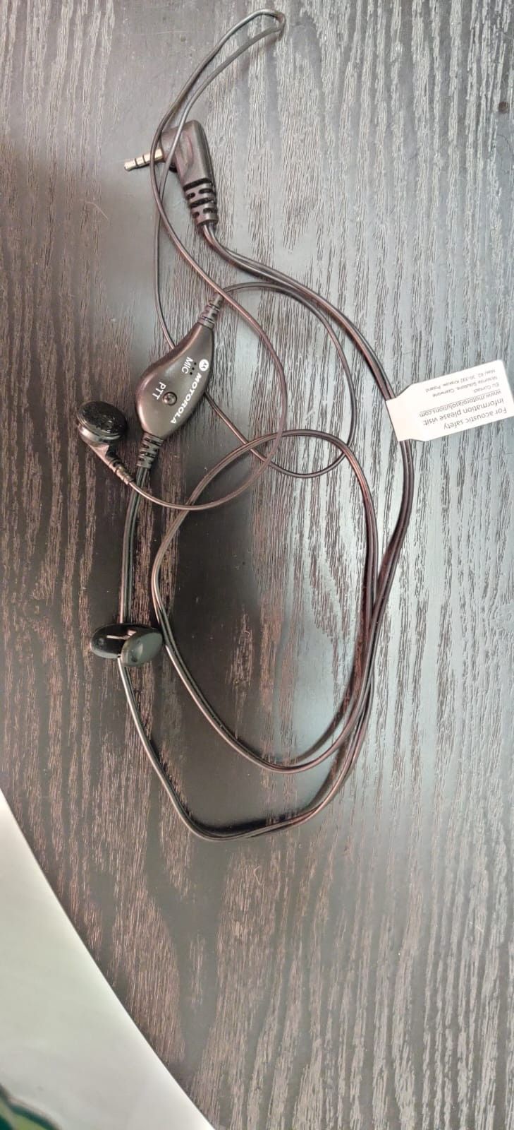 Motorola radiopuhelimen headset