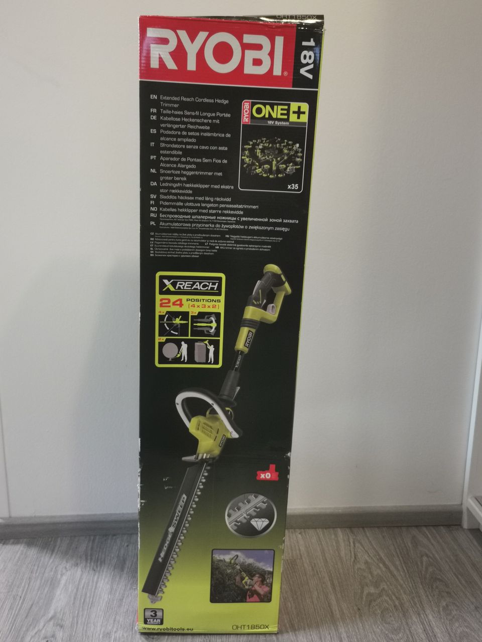 Ryobi OHT1850X ONE+ 18v akkupensasleikkuri