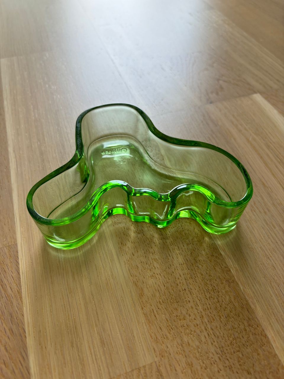 Iittala Aalto malja, vihreä, 14 cm x 3,5 cm