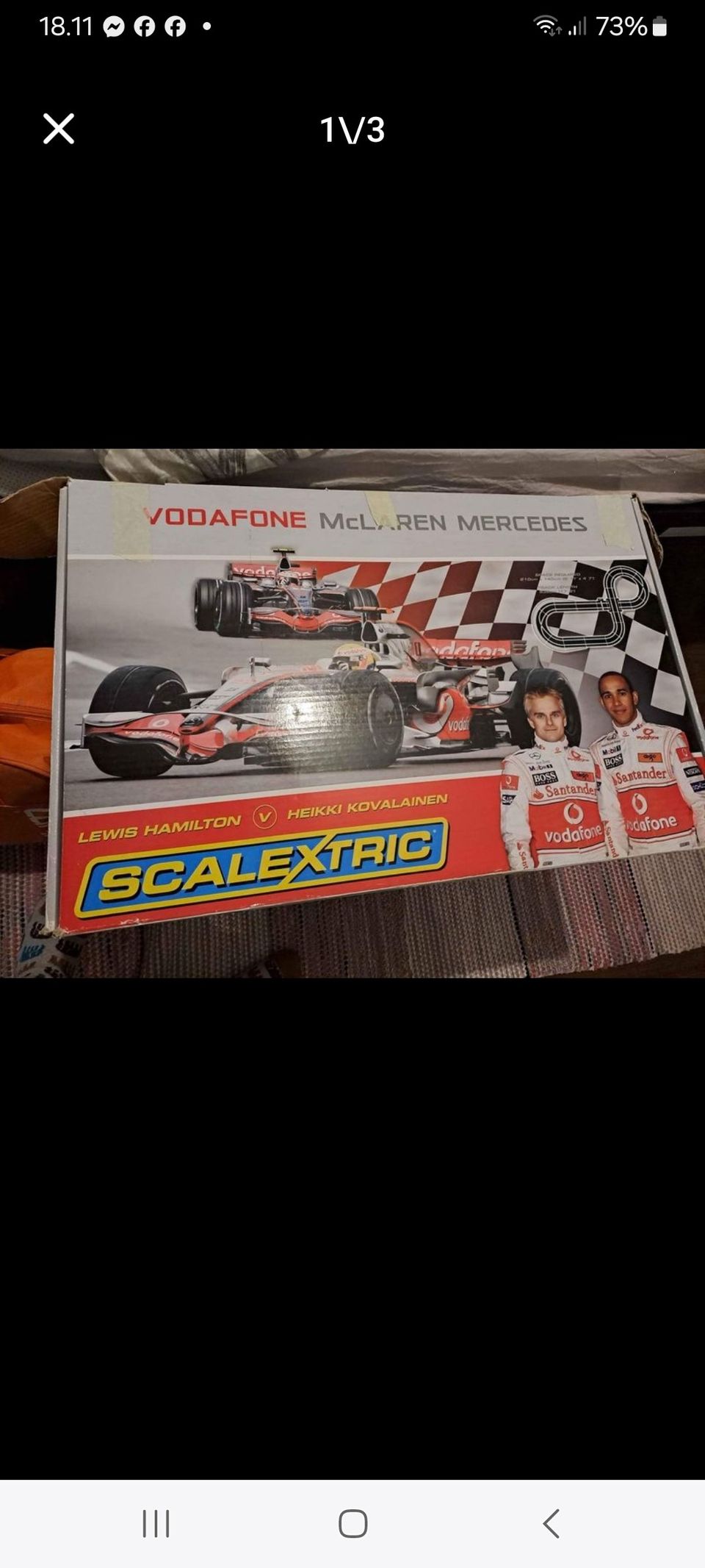 Scalextric Autorata Hamilton/Kovalainen kuin uusi