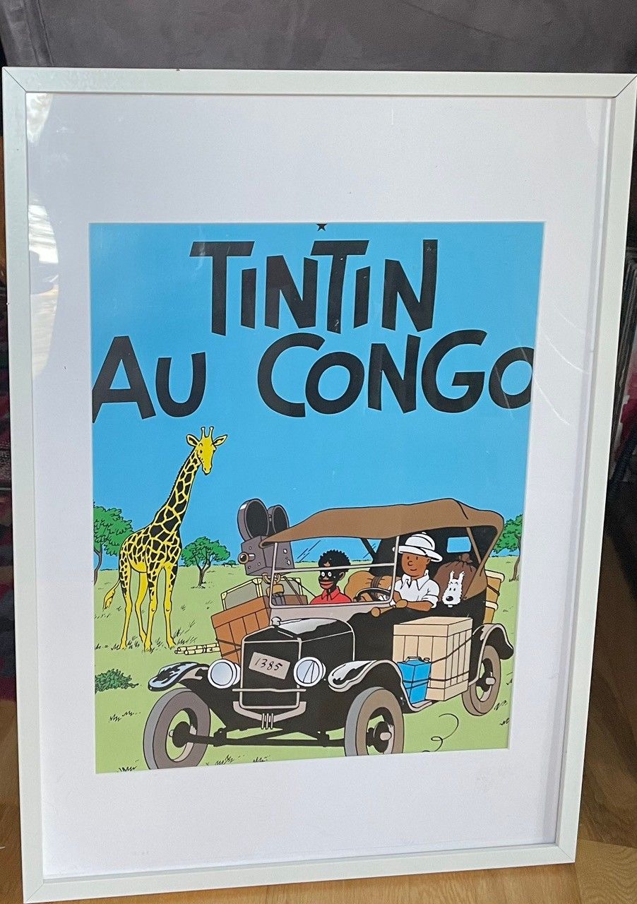 Tintti-juliste Tintin au Congo