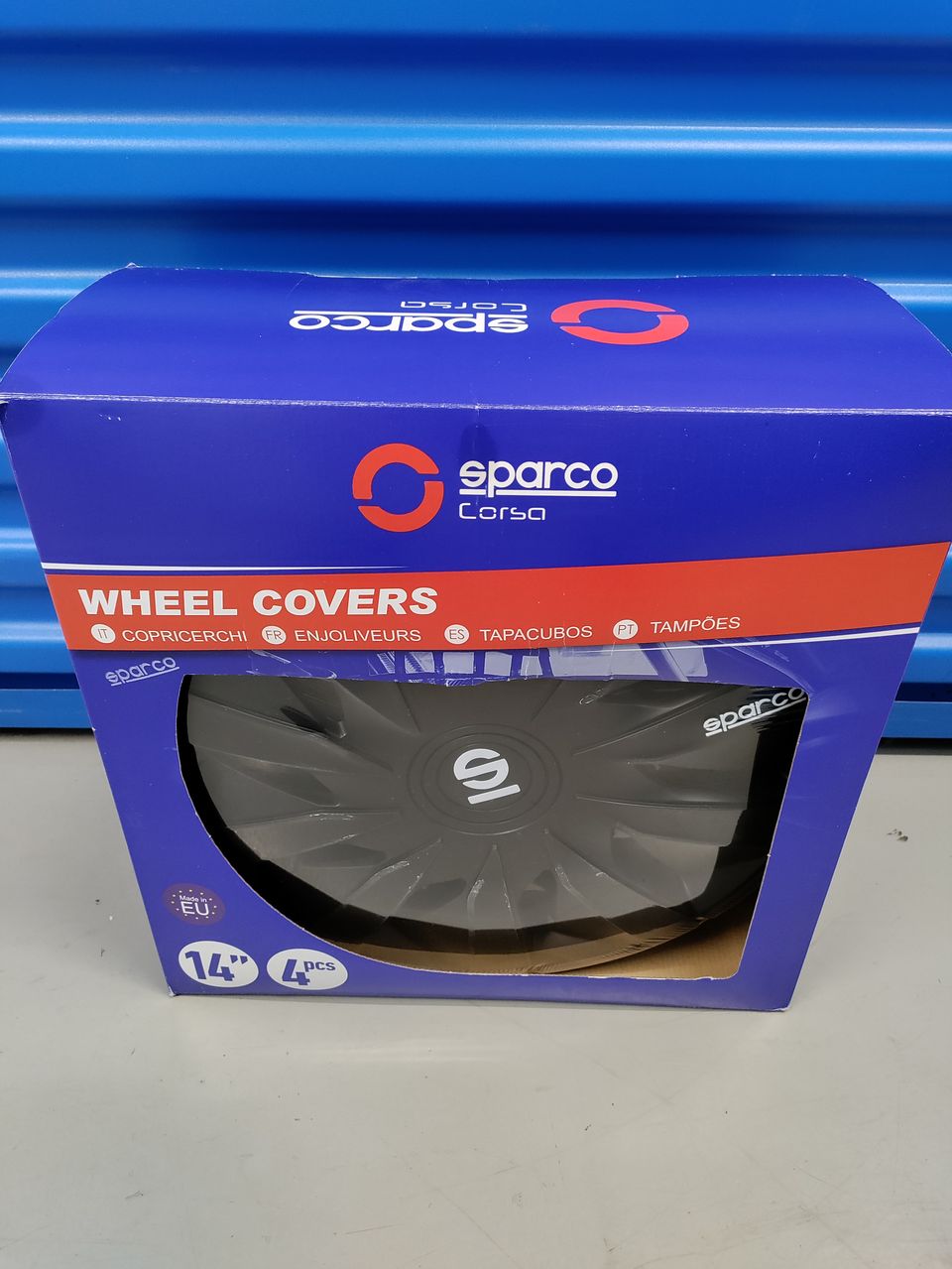 Sparco LAZIO BK 14" pölykapselisarja 4kpl