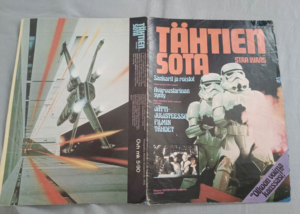 Star Wars juliste / esite vuodelta 1977