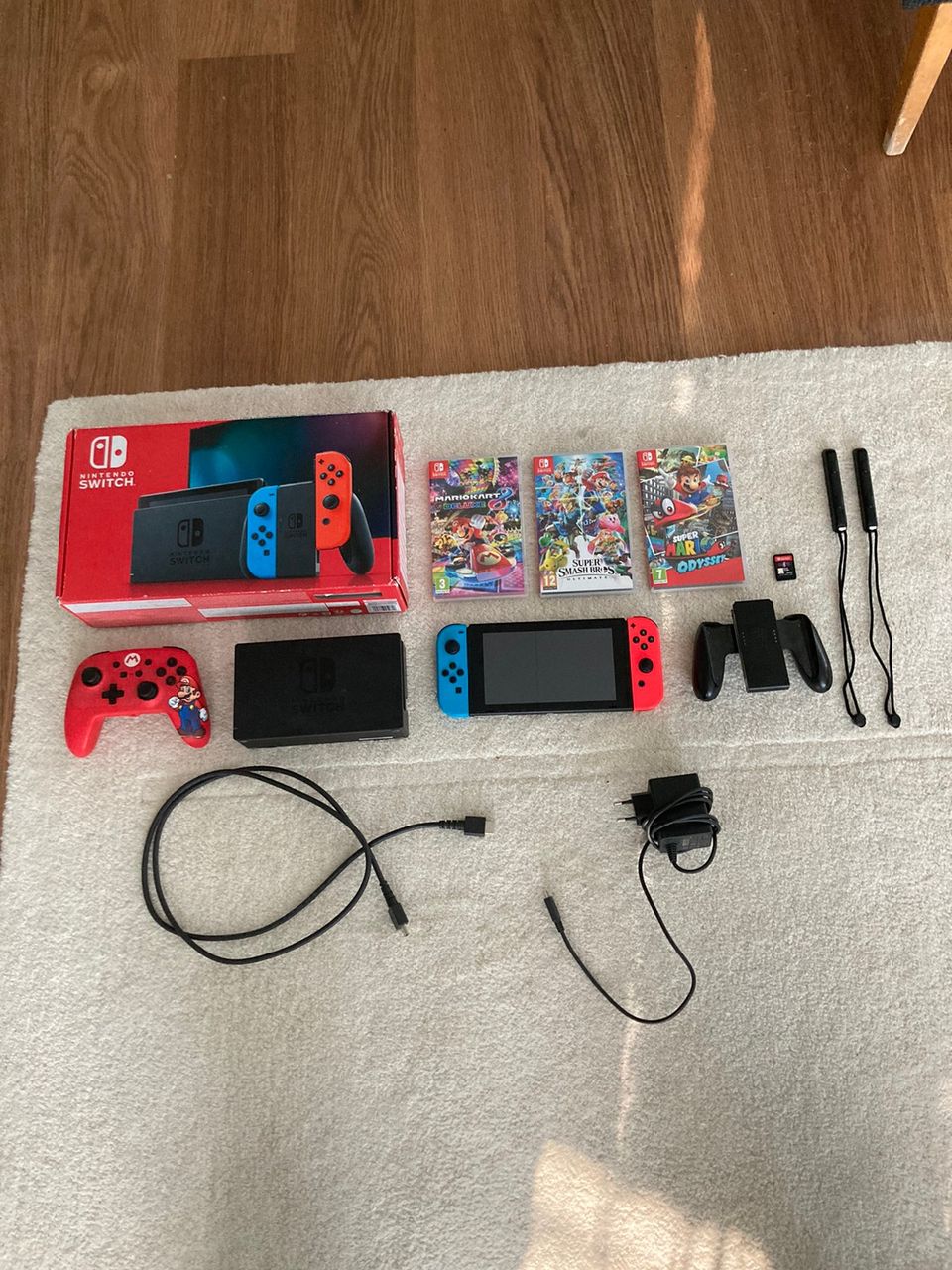 Nintendo Switch v2 + neljä peliä