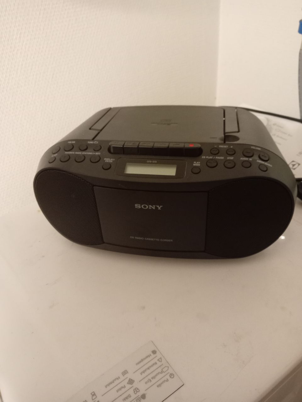 Sony Cfd-s70 cd, mp3, kasetti soitin