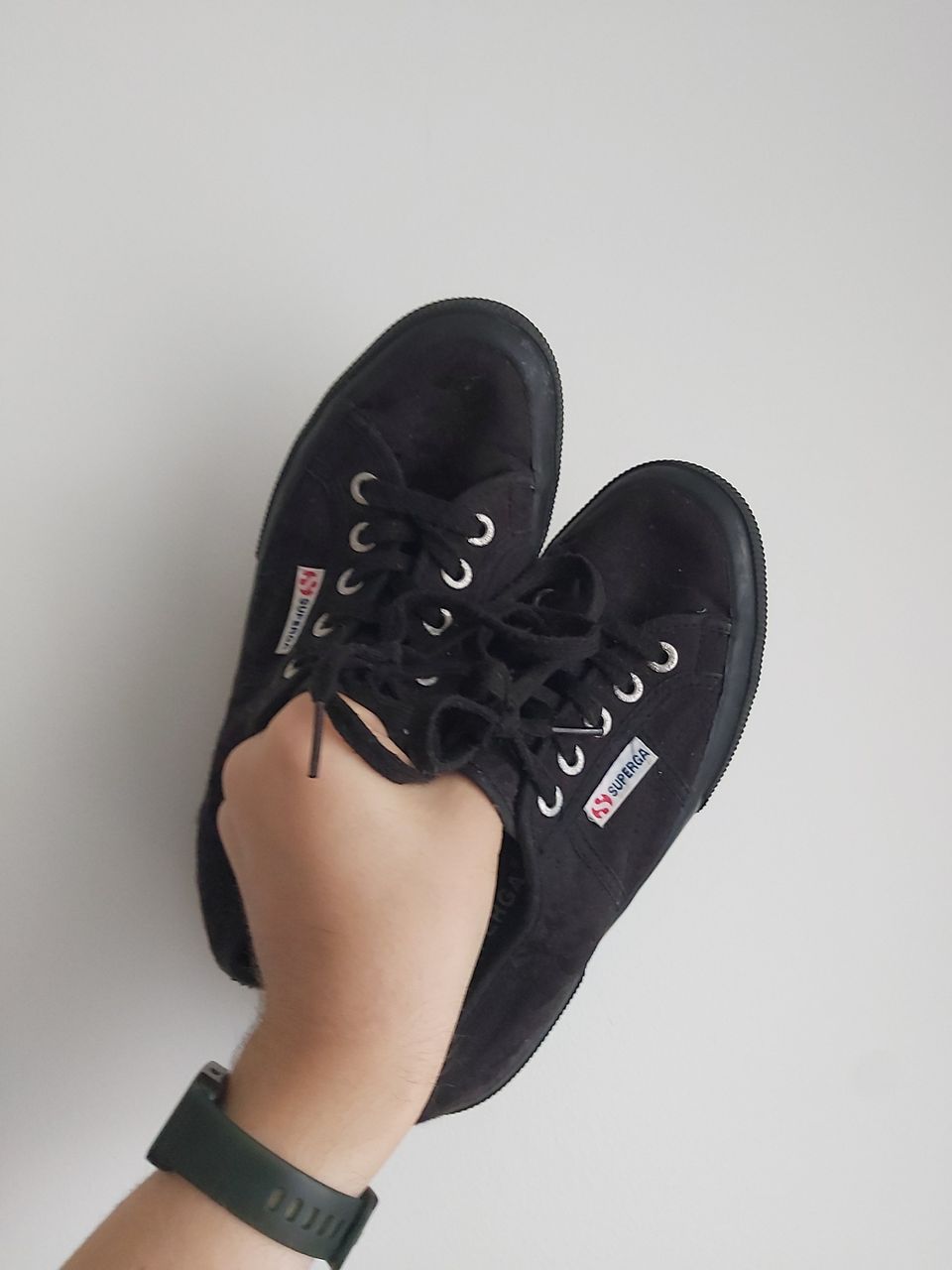 Superga mustat naisten tennarit, 36