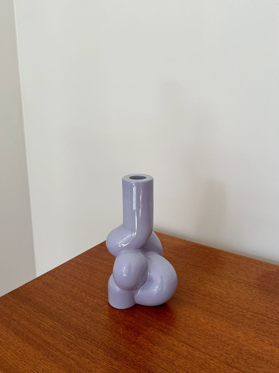 Kynttiläjalka HAY W&S Soft candleholder, lavender