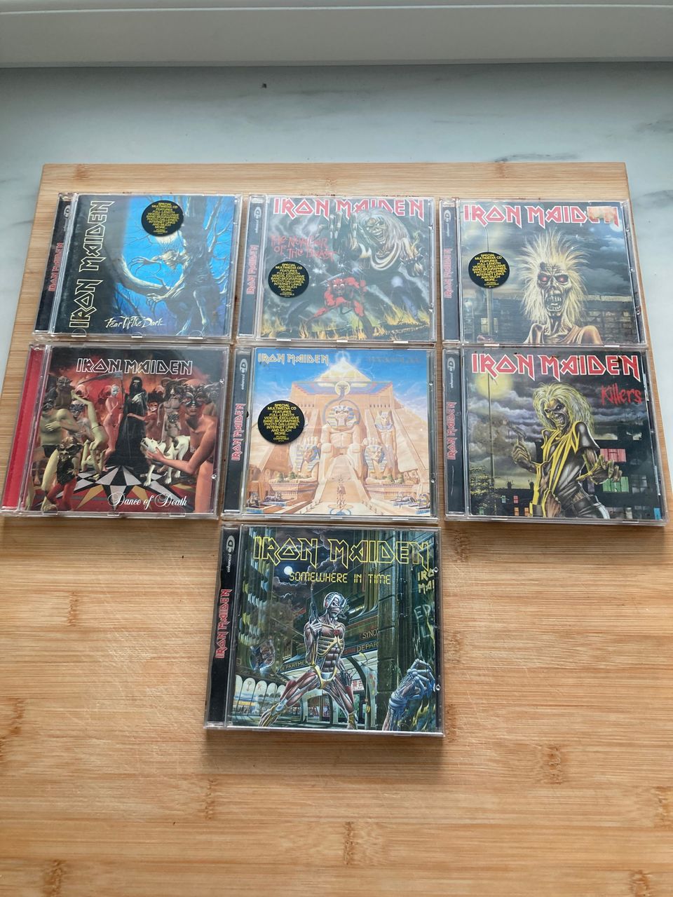 Iron Maiden CD-levyt