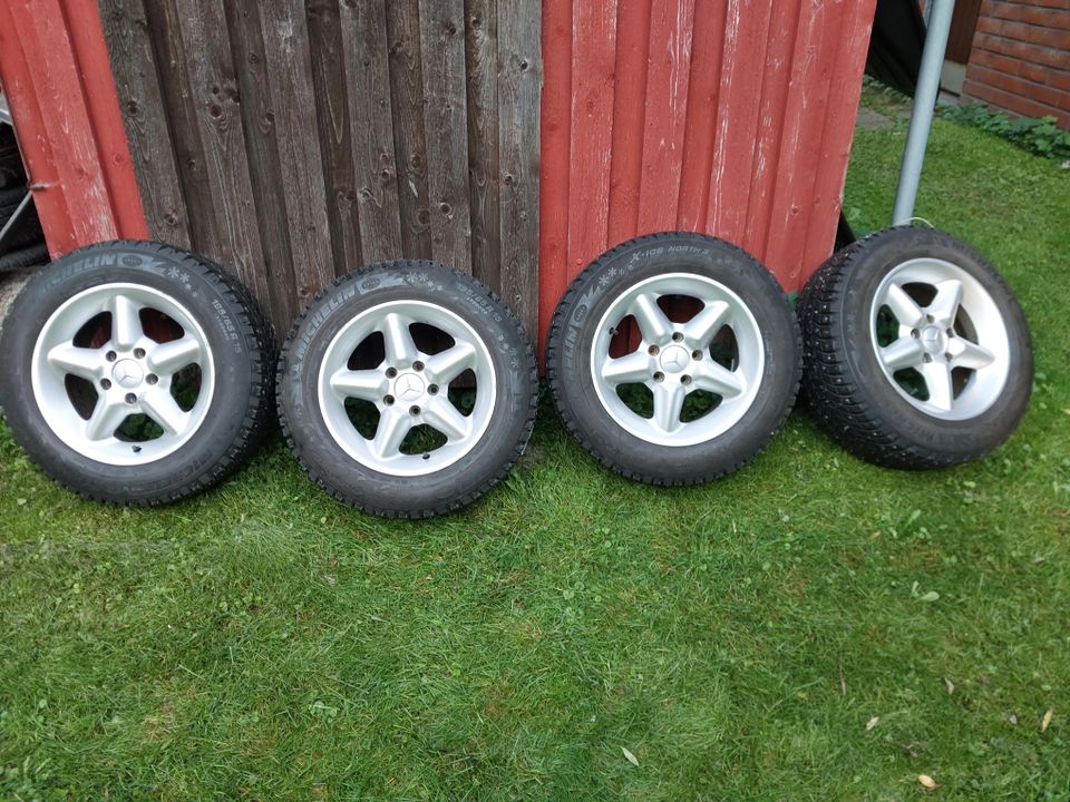 Mb 15" aluvanteet Michelin nastarenkain