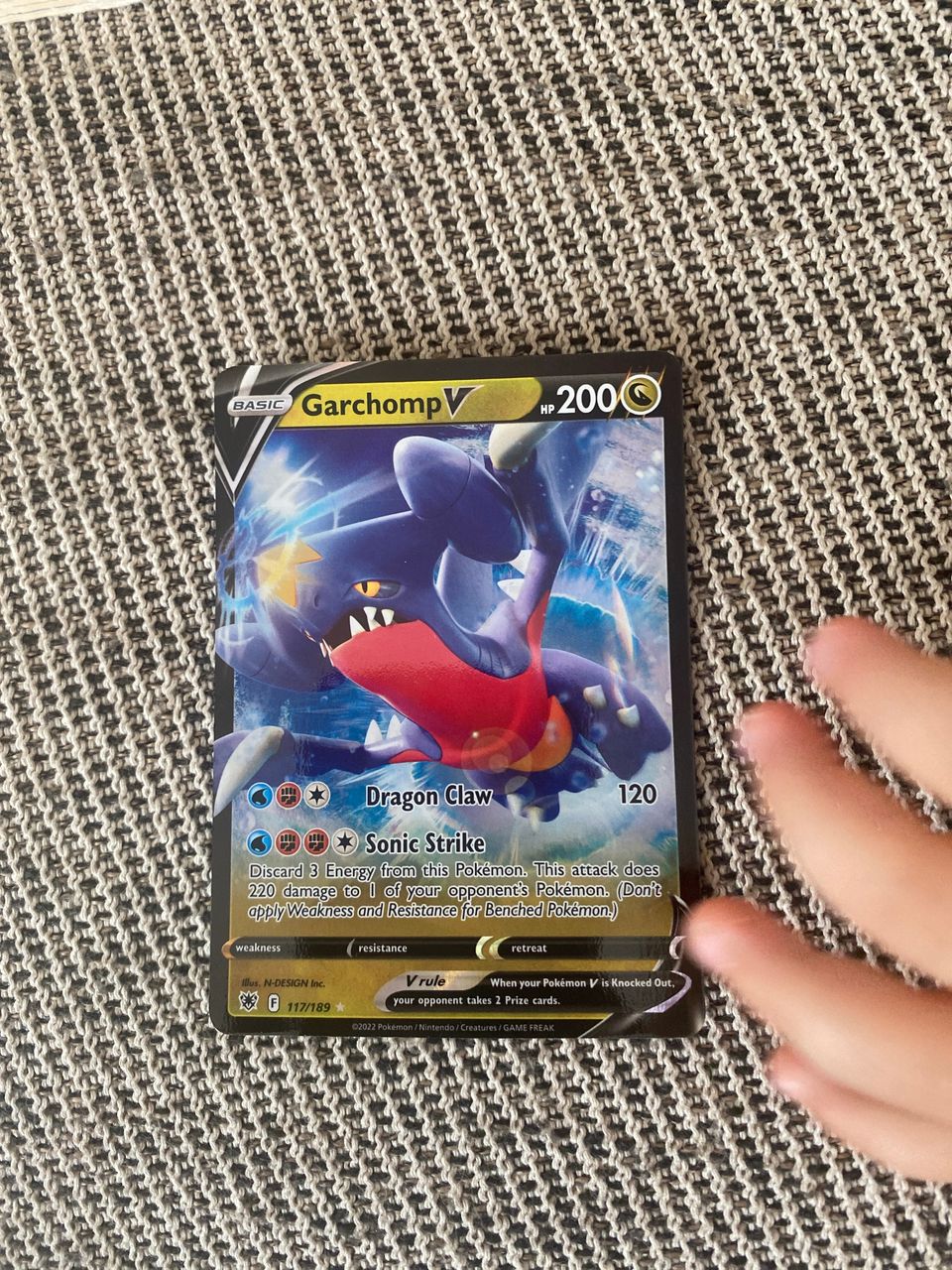 Pokémon kortti Garchomp V